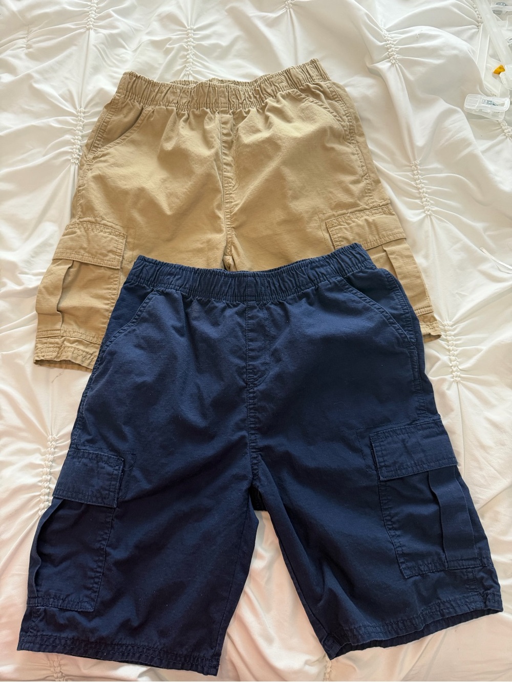 The Children's Place Navy and Khaki Cargo Shorts - 2-Pack